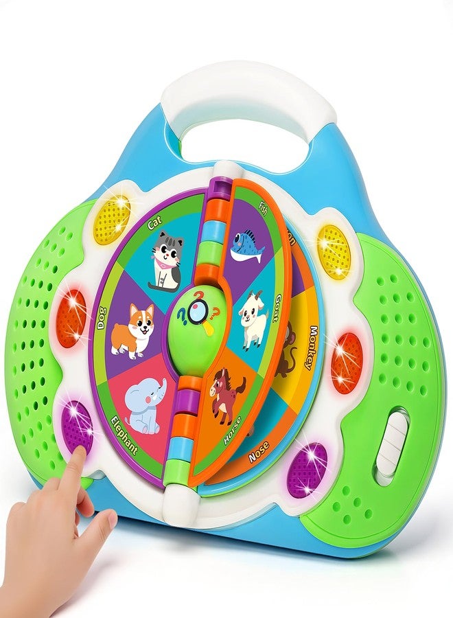 BainGesk Learning Toys for 1 2 3 Year Old Boys Girls, Alphabet Flip Toys with Sound and Light, Musical Educational Toys for Toddlers 2-3, Christmas Birthday Gift for Baby Age 12-18 Months - Image 1