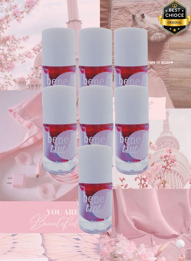 Bene 7 Pieces Bene Tint Daroge Lip Gloss Rose Red 12.5ml - Image 1