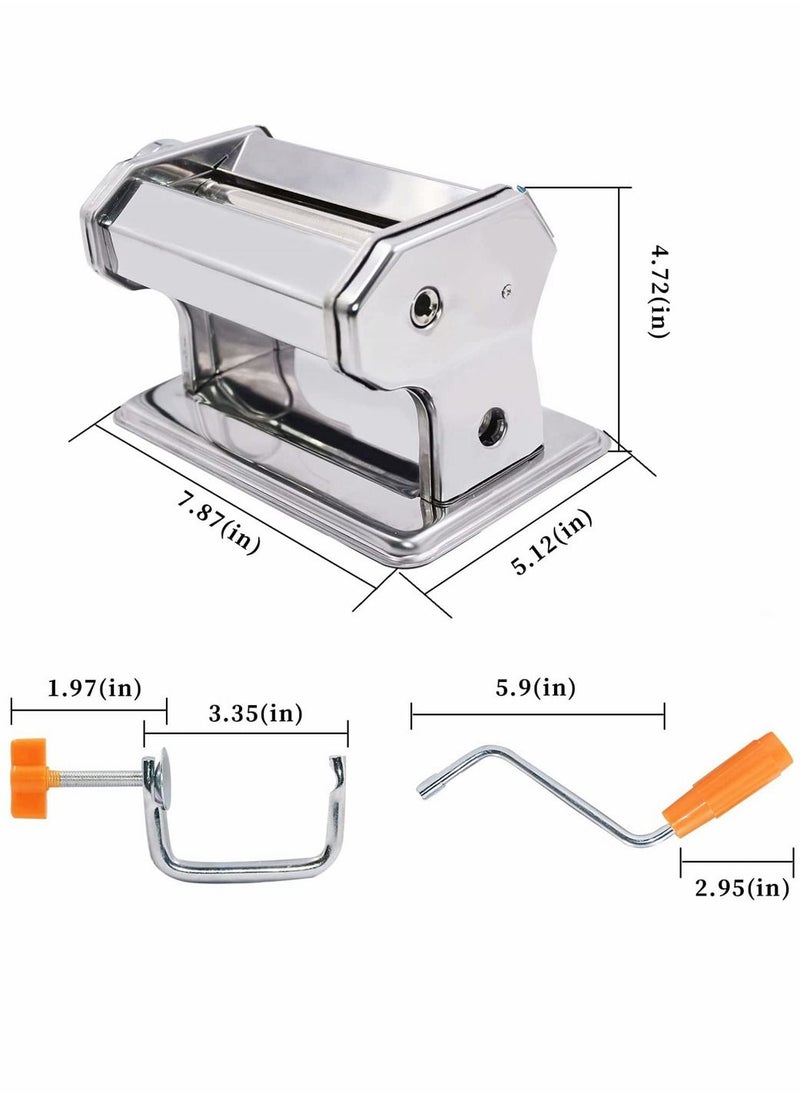 null - Clay Roller Machine Clay Presser Machine with Polymer Clay Cutters Clay Conditioning Machine 15 cm 5.91 Inch Wide Roller Thin 1 to 3 MM 6 Thickness Options for Craft Projects Clay Tools - Image 1