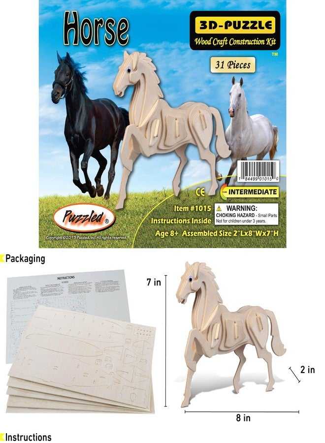 Puzzled 3D Puzzles - Horse - Image 2