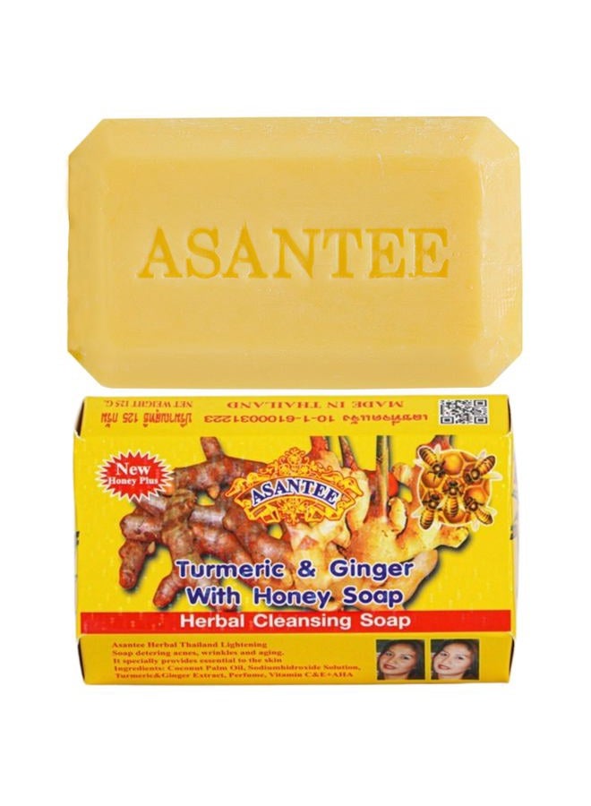 Asantee Tumeric & Ginger with Honey Cleansing Soap (Pack of 6) - Image 3