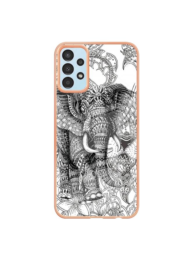 S-TOP Case For Samsung Galaxy A33 5G Electroplating Marble Dual-side IMD Phone Case - Image 3