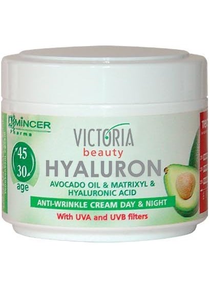 Victoria Victoria Beauty AntiWrinkle Cream Avocado Oil Hyaluronic Acid Day  Night 50ml 