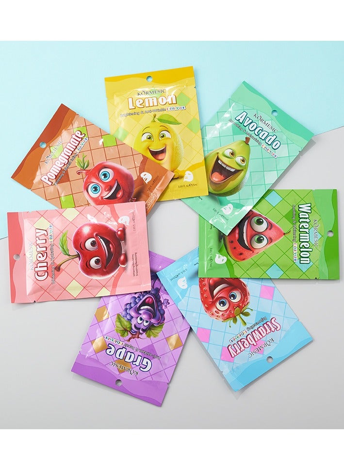 Kormesic Pomegranate Extract Hydrating Brightening Sheet Mask Set - 5 Pack (25ml Each)  - Image 4