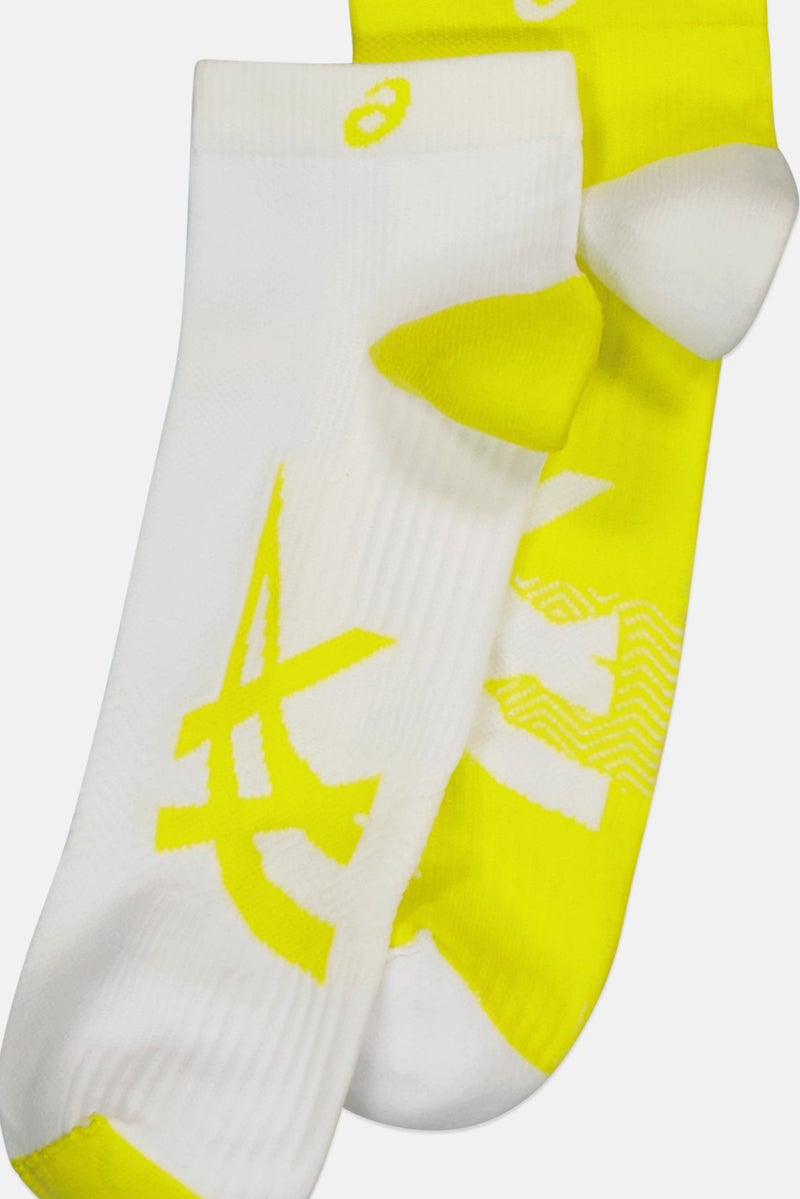 asics Men 2 Pair Brand Logo Ankle Socks, Multicolor - Image 2