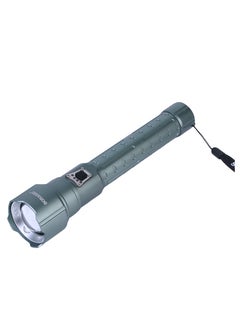 SONASHI Rechargeable LED Torch with Zoom Function | 8000mAh Battery with Type-C Charging | 1500 Meters Long Coverage | Hyper Bright 20-Watt Laser LED with 4 Hours Continuous Working | LED Flashlight for Camping & Hiking | SLT-387Z Silver  - Image 4