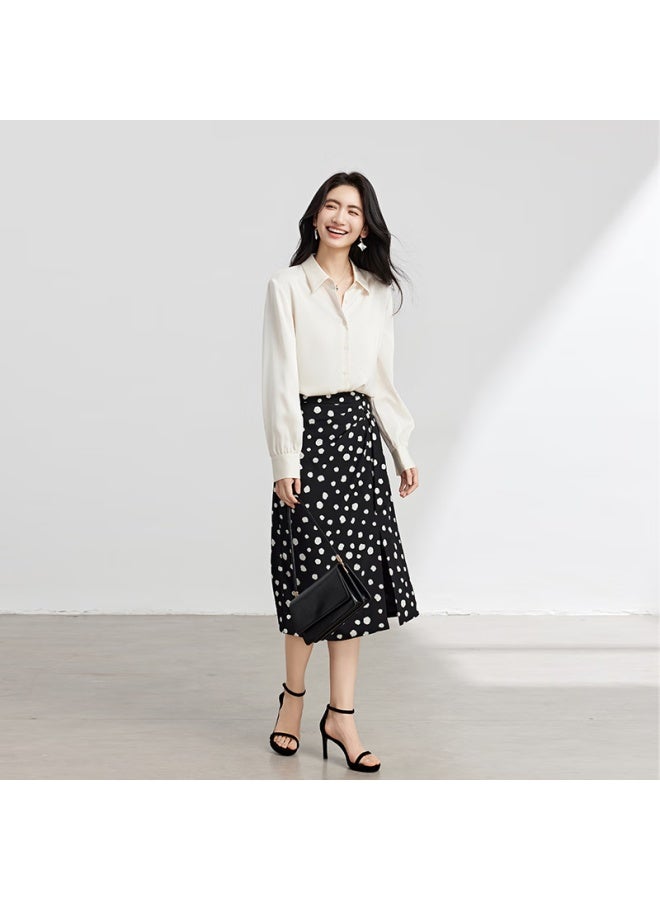 Lady Bird Miss Bird White Shirt Women's Spring And Summer High-end Professional Chiffon Shirt Business Formal Wear Interview Top - Image 5