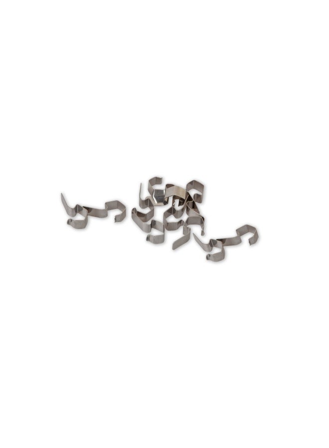 Weck 12 Weck Jar Stainless Steel Clips Clamps - Suitable For 6 Jars - Image 1