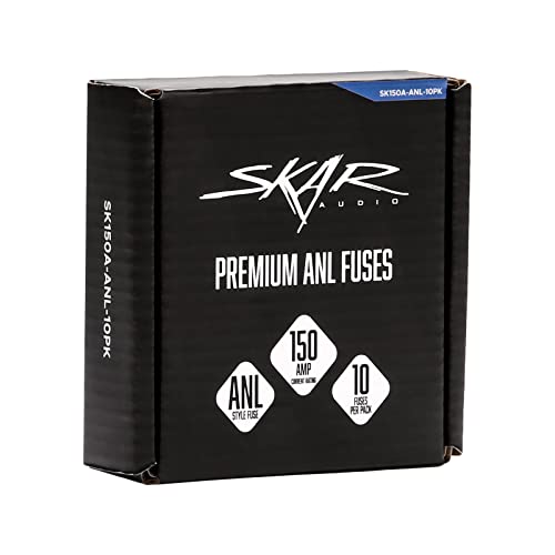 SKAR AUDIO فيوزات سكار أوديو 150 أمبير مطلية بالنيكل ANL (عبوة 10) - SK150A-ANL-10PK - Image 3