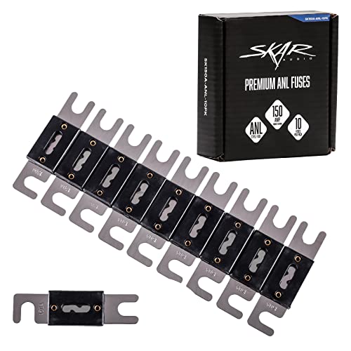 SKAR AUDIO فيوزات سكار أوديو 150 أمبير مطلية بالنيكل ANL (عبوة 10) - SK150A-ANL-10PK - Image 2