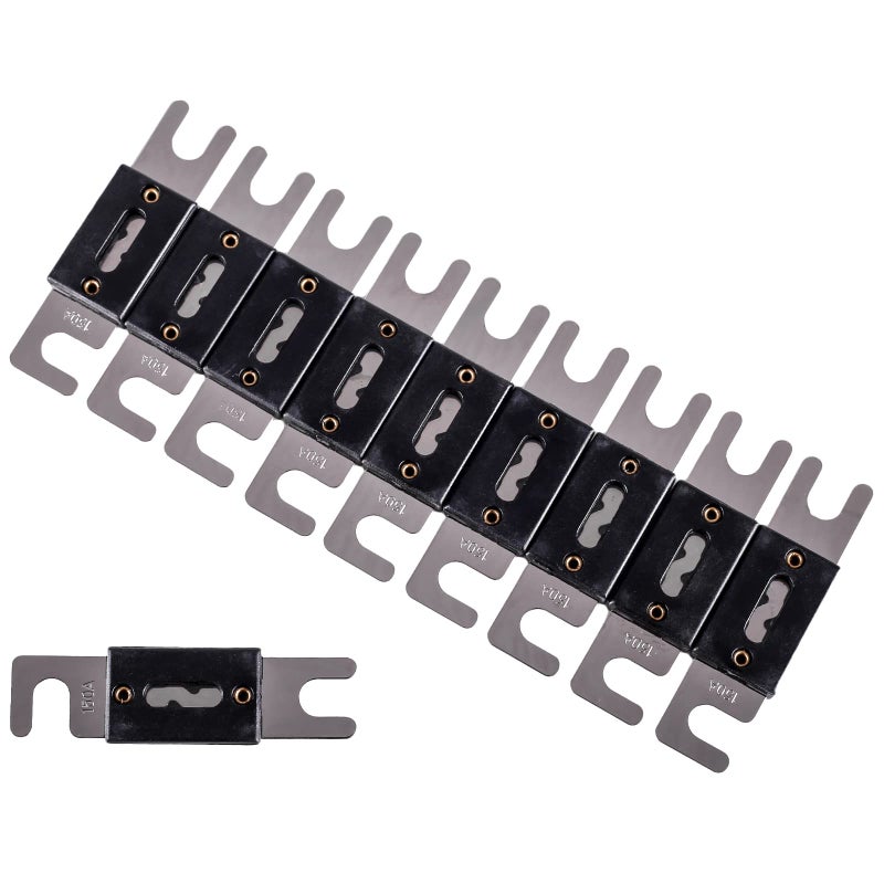 SKAR AUDIO فيوزات سكار أوديو 150 أمبير مطلية بالنيكل ANL (عبوة 10) - SK150A-ANL-10PK - Image 5