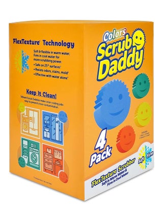 scrub daddy 4pc (multi)