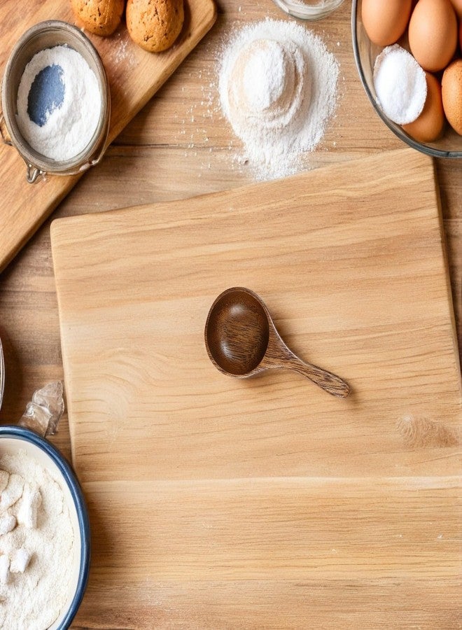 RORPOIR Acacia Wood Measuring Spoon Wood Spoon 1/8 Cup Scoop Kitchen Measuring Wooden Scoops Milk Wooden Baking Ice Cream Coffee Tea Powder Japanese-style - Image 4