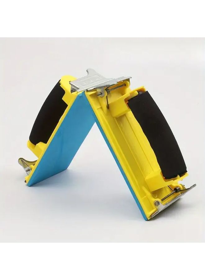 1pc Sponge Handle Sandpaper Sander Lightweight Handheld Design Easy To Change Sandpaper For Furniture Restoration Metal Rust Removal Wood Gypsum Board Wall Polishing - Image 5