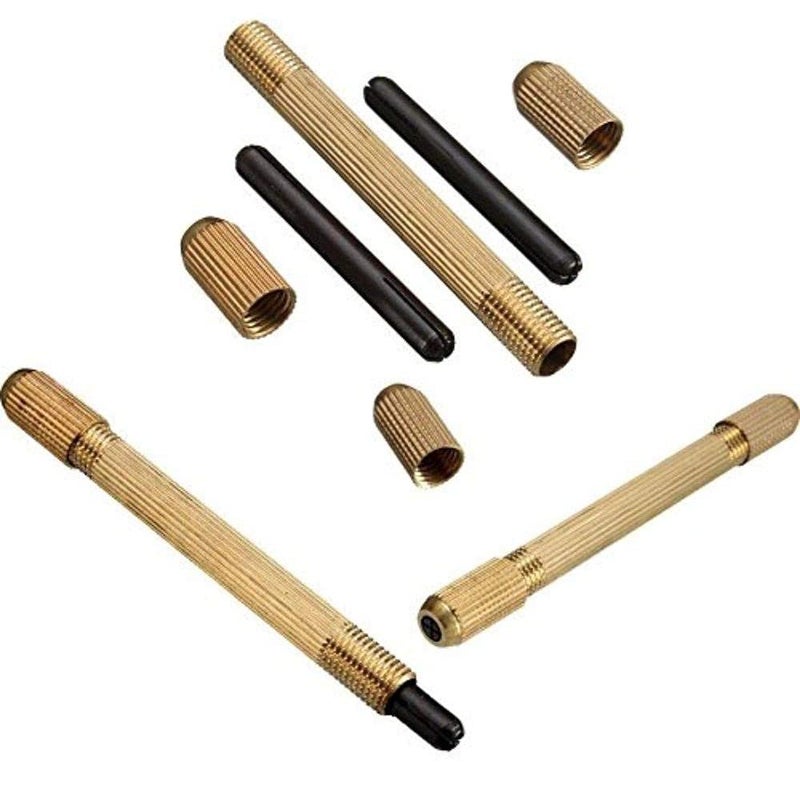 DIY Crafts DIY Crafts CTDIYHI54891 Double Ended Pin Vise with 2 Collets Jewellery Watch Hand Tools Design No 2 Pack  - Image 1