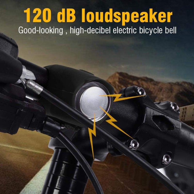 Bicycle Electric Bell, Cycling Road Bike Electric Horn Bike E-Bell Handlebar Bell Riding Accessories - Image 2