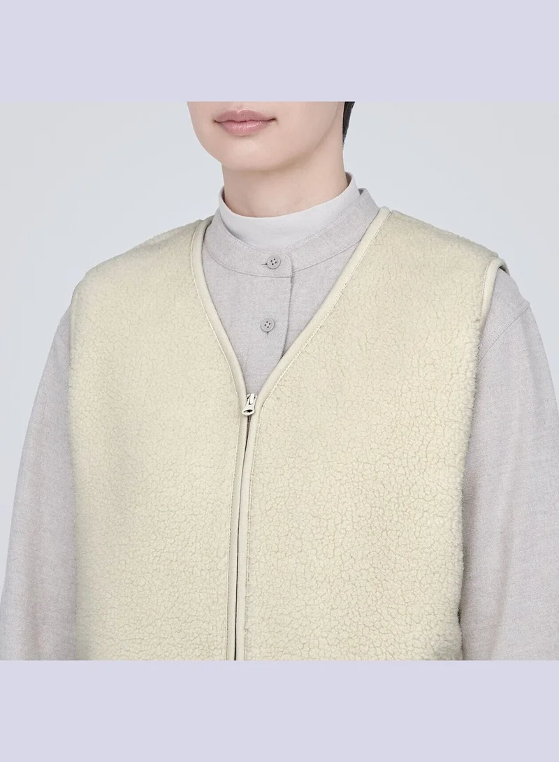 MUJI Boa Fleece Vest