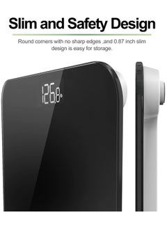 RENPHO Digital Scales For Body Weight - Black  - Image 5