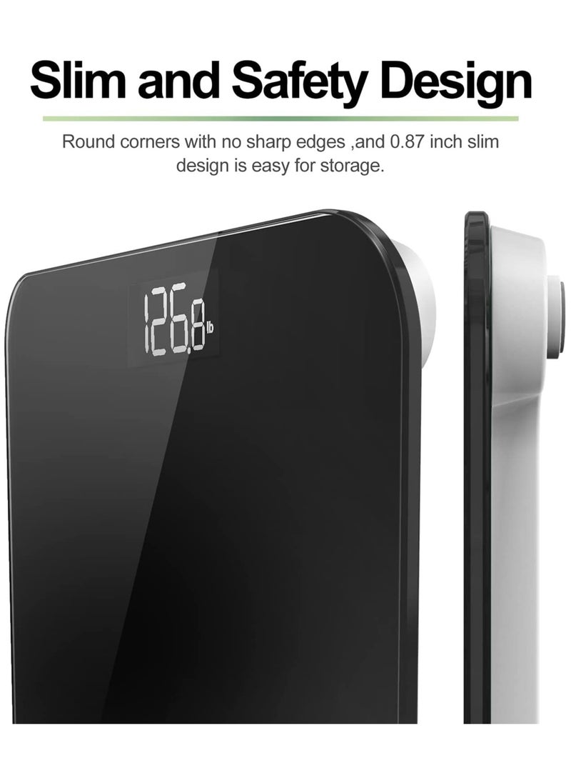 RENPHO - Digital Scales For Body Weight - Black - Image 1