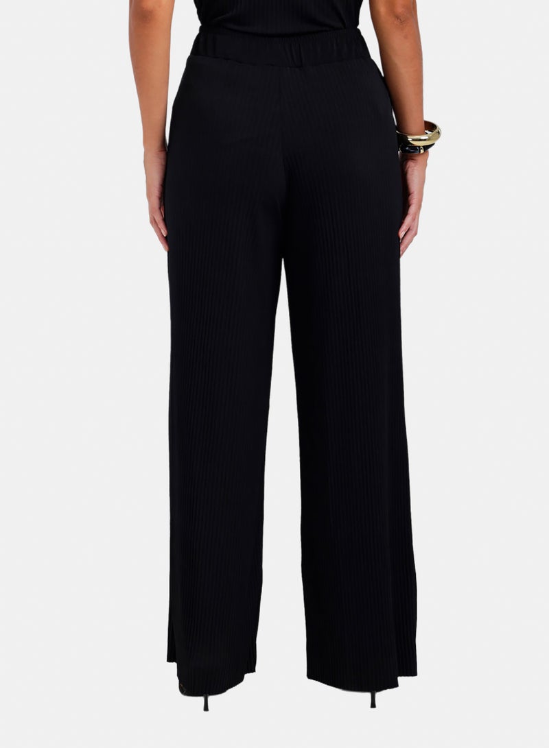 Carina Ribbed Wide Leg Pants - Image 4