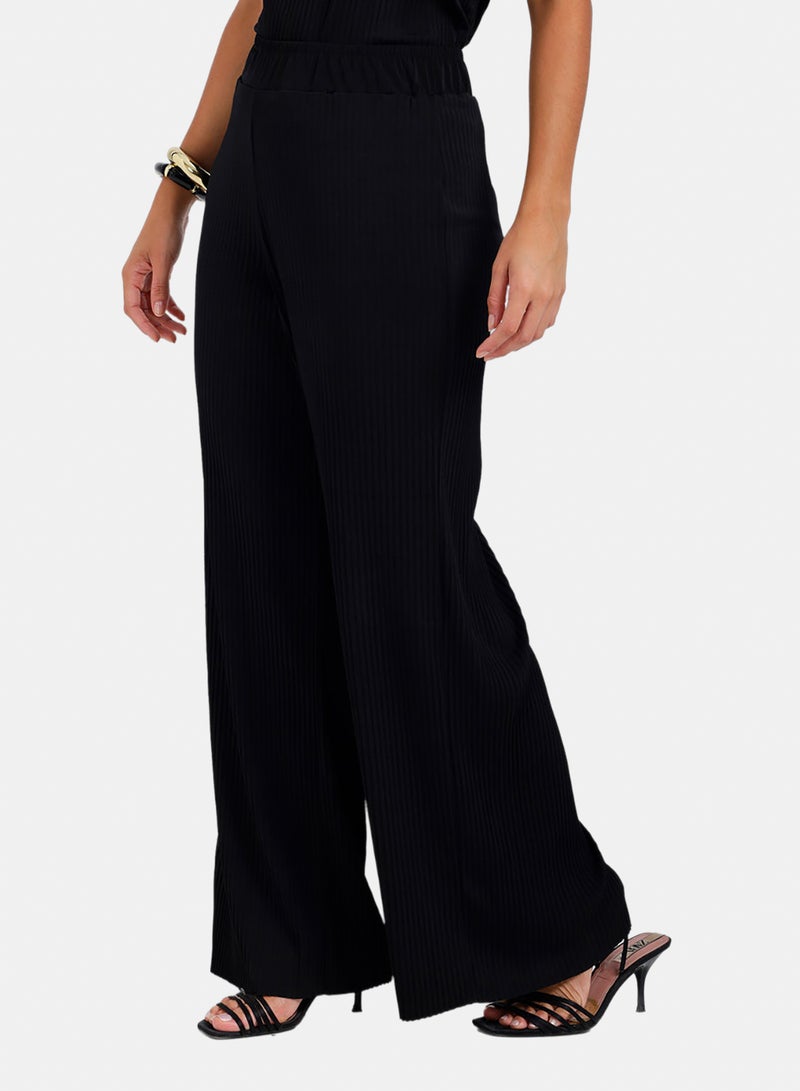 Carina Ribbed Wide Leg Pants - Image 3