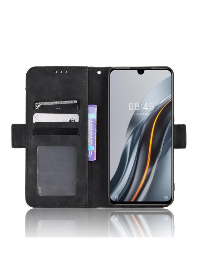 Zaboon Case For Infinix Note 12 G96 Skin Feel Calf Texture Card Slots Leather Phone Case - Image 3