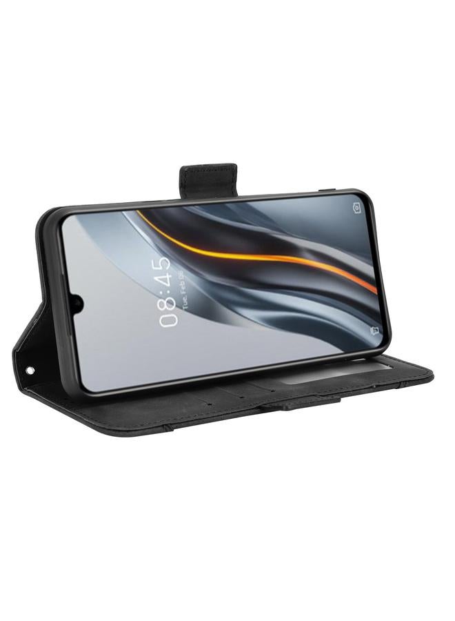 Zaboon Case For Infinix Note 12 G96 Skin Feel Calf Texture Card Slots Leather Phone Case - Image 4