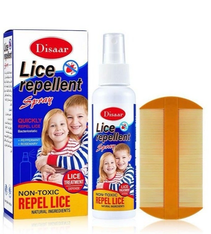 Disaar Lice Repellent Spray For Kids Unisex Quickly Repel Lice 120ml - Image 1