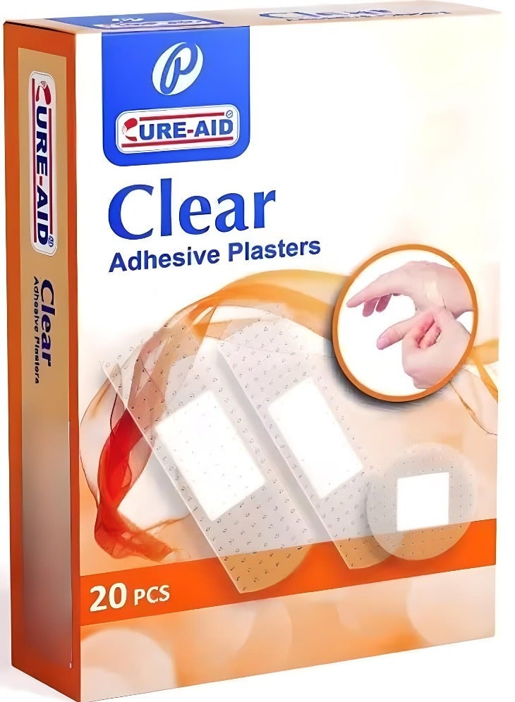 كيور إيد بلاستر طبى للجروح شفاف 20 قطعة - Image 3