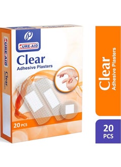 Clear Adhesive Plasters 20 pcs