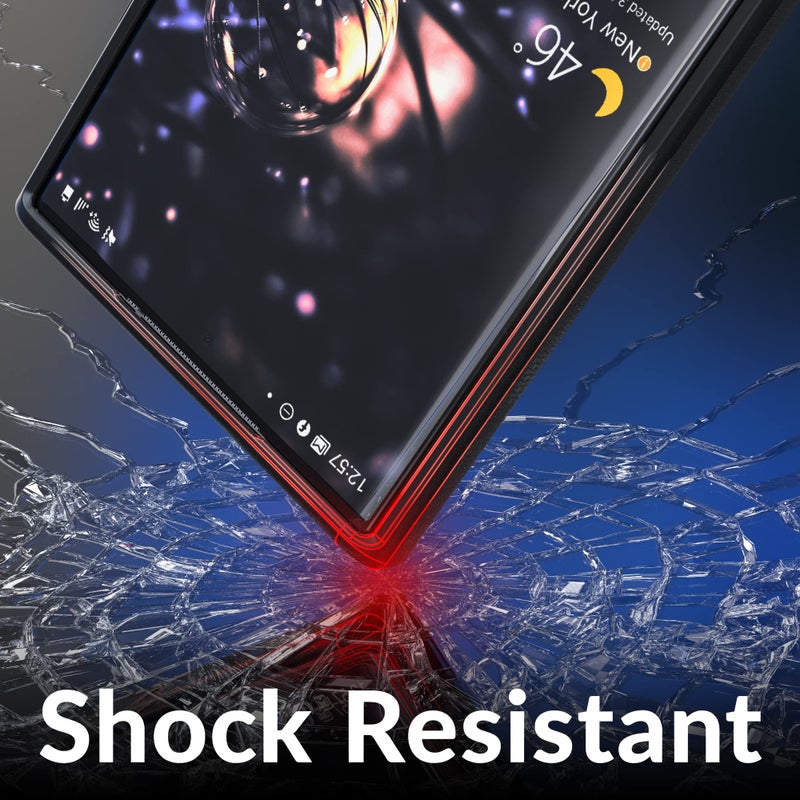 Crave for Samsung Galaxy S23 Ultra Case, Shockproof Protection Dual Layer Case for Samsung Galaxy S23 Ultra (6.8 inch) - Black - Image 5
