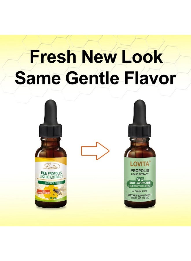 لوفيتا مستخلص سائل من البروبوليس النحلي 500 مجم | مستخلص البروبوليس 5:1 | خالٍ من الكحول | دعم المناعة | 1 أونصة سائلة (عبوة من 3 قطع) - Image 2