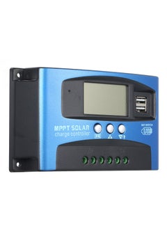 50A MPPT Solar Charge Controller Dual USB LCD Display Auto Solar Cell Panel Charger Regulator