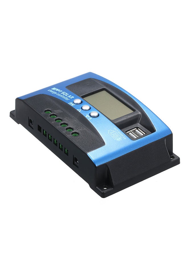 Generic - 50A MPPT Solar Charge Controller Dual USB LCD Display Auto Solar Cell Panel Charger Regulator - Image 1