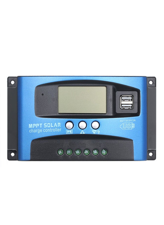 Generic - 50A MPPT Solar Charge Controller Dual USB LCD Display Auto Solar Cell Panel Charger Regulator - Image 1