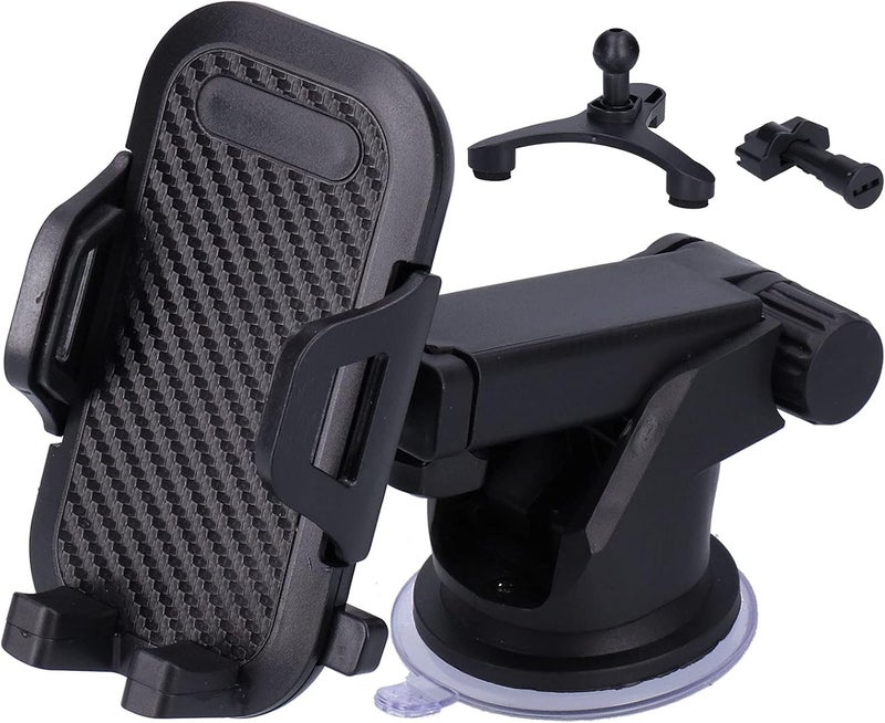 klarako Car Phone Holder Mount, 360 Degree Rotation Suction Cup Air Vent Phone Mount Universal - Image 1