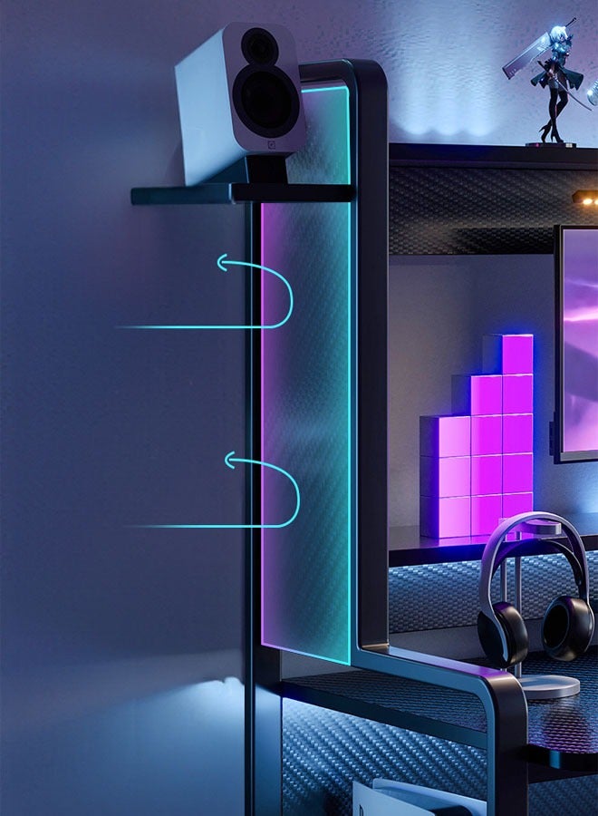 keke Ergonomic Computer And Multifunctional Gaming Desk Table 140 cm - Image 5