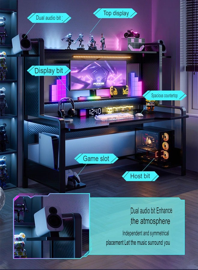 keke Ergonomic Computer And Multifunctional Gaming Desk Table 140 cm - Image 3