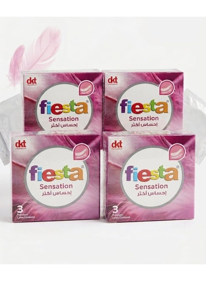 فييستا سنسيشن بريميوم – باقة 4 علب (12 واقي) - Image 1
