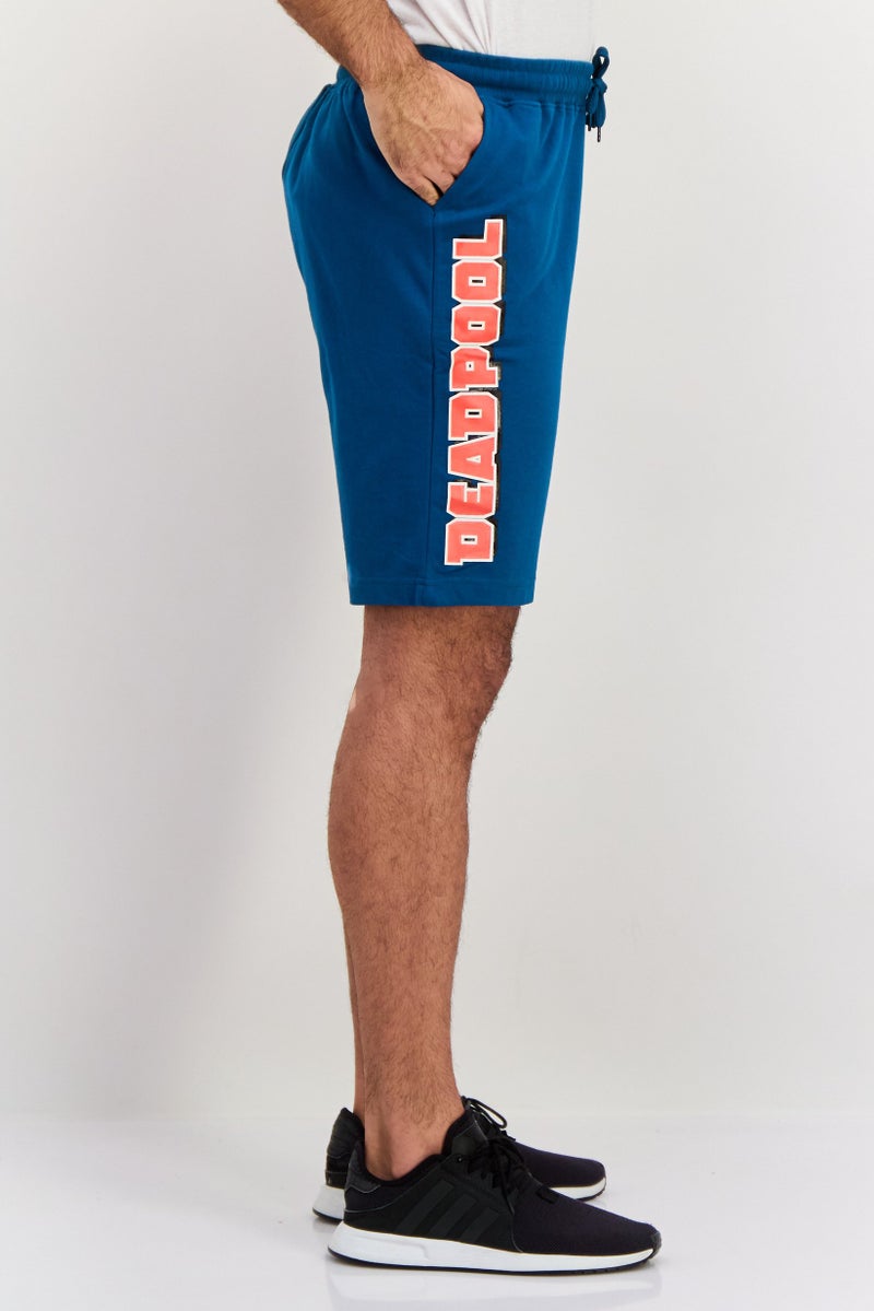 MARVEL شورتات أساسية للرجال من ديدبول، أزرق فواتح - Image 4