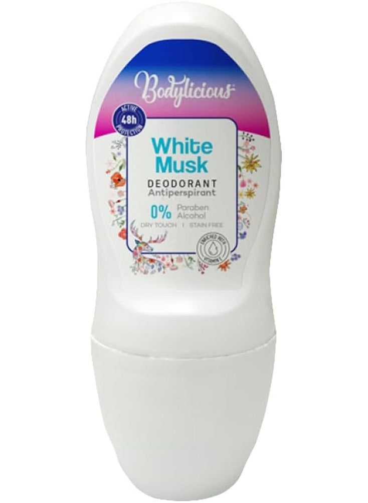 White Musk Antiperspirant Deodorant 50ML