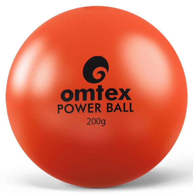 omtex Weighted Balls 200g for Power Hitting, Batting and Pitching Training Suitable for Teenager & Athlete, Build Strength and Muscle, Improve Technique and Form - Orange - Pack of 1 - Image 1