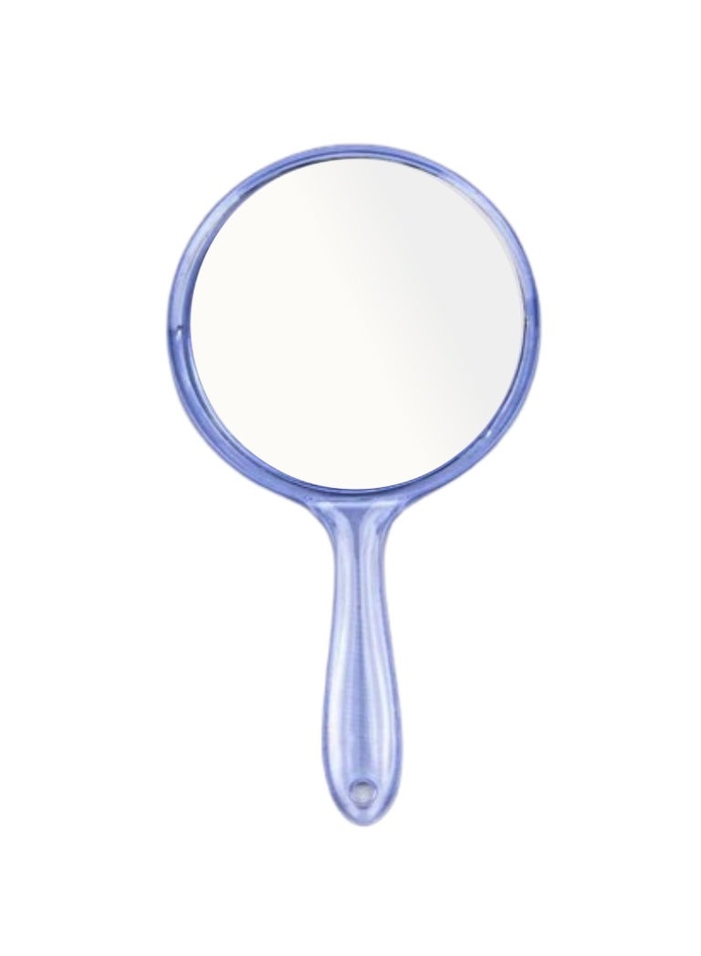 Double-sided circular handheld mirror with true vision and 2X magnification - Image 1