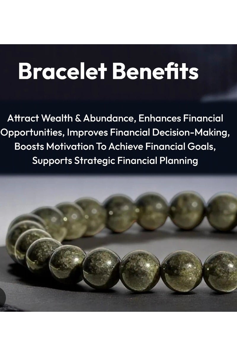 Natural Pyrite Bracelet(CERTIFIED) - Image 3