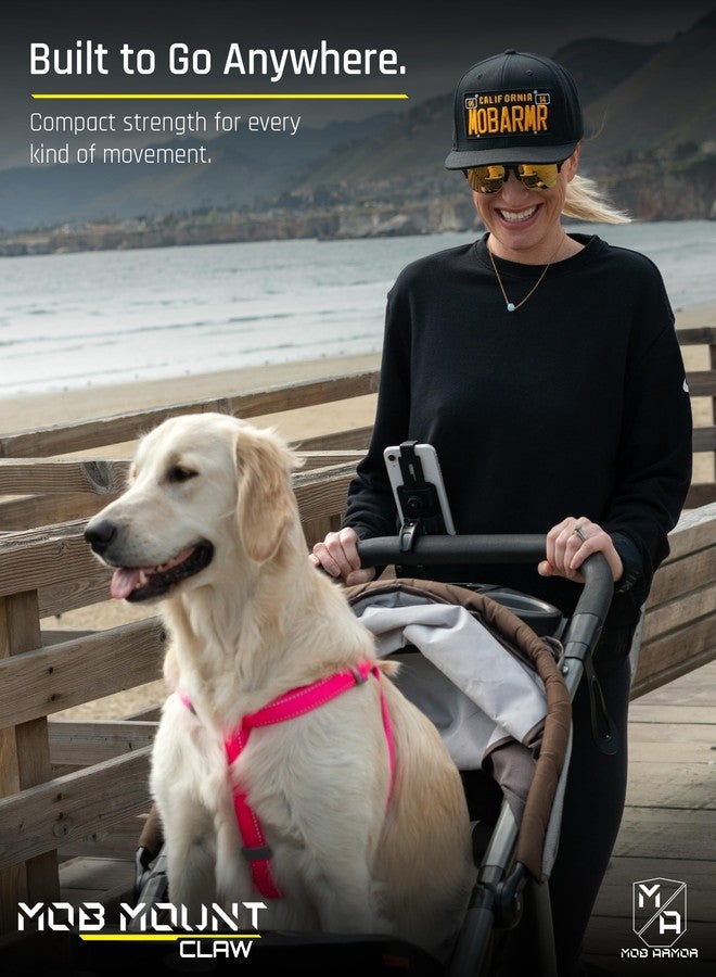 Mob Armor Mob Mount Claw with 360° Rotation - Universal Phone Mounting Clamp for Motorcycle, Jeep, Dirt Bike, Car, ATV, Boat, Truck, Emergency Vehicle - Large, Black - Image 5