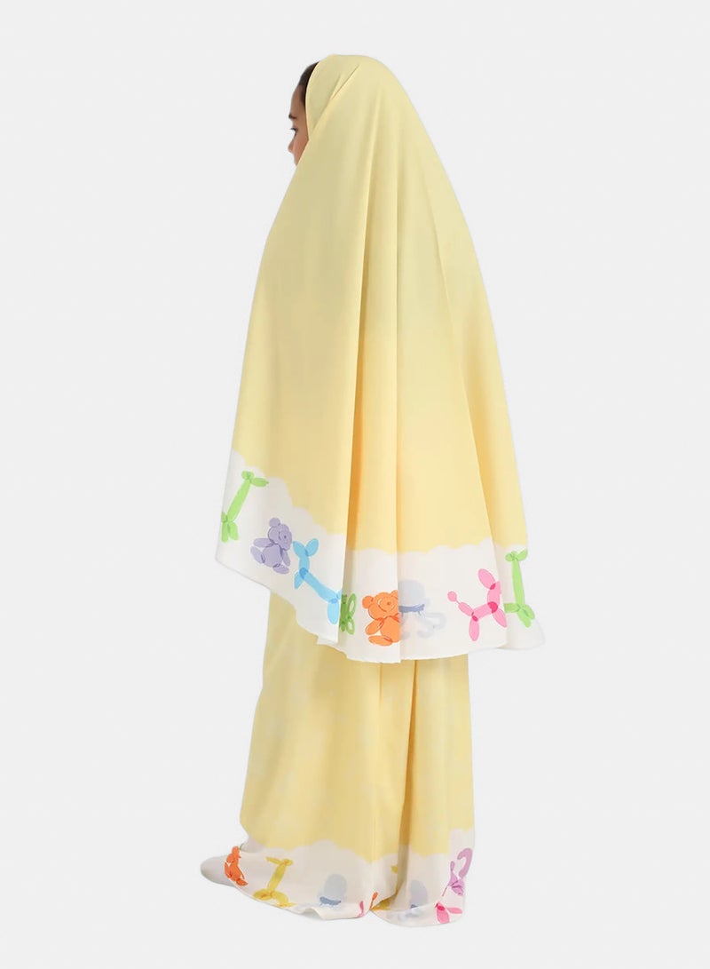 Carina Girly Prayer Set with Print Trim - Image 4