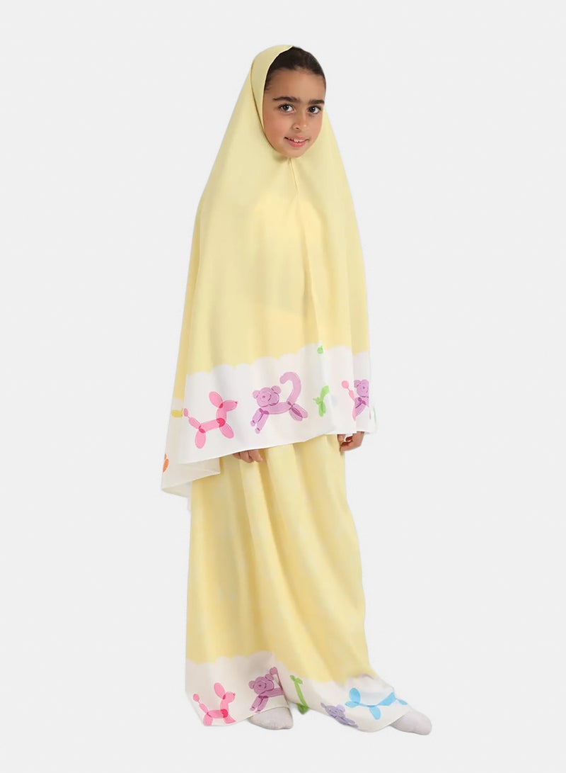 Carina Girly Prayer Set with Print Trim - Image 2