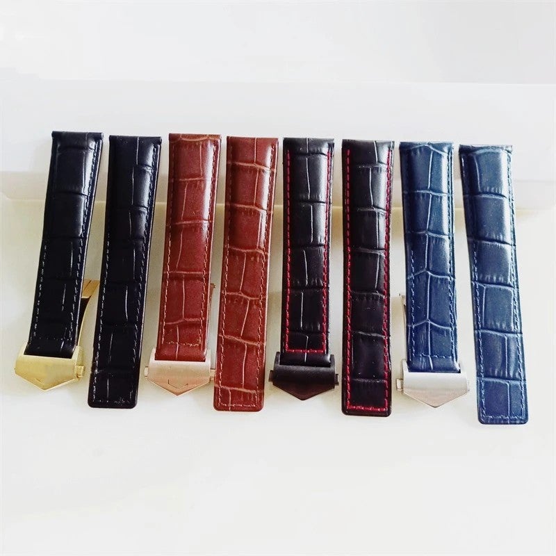Bluejw Handmade Leather Watch Band for TAG Heuer – Replace the Watch Strap with Premium 20mm, 22mm, or 24mm Replacement Bracelet Loop - Image 1