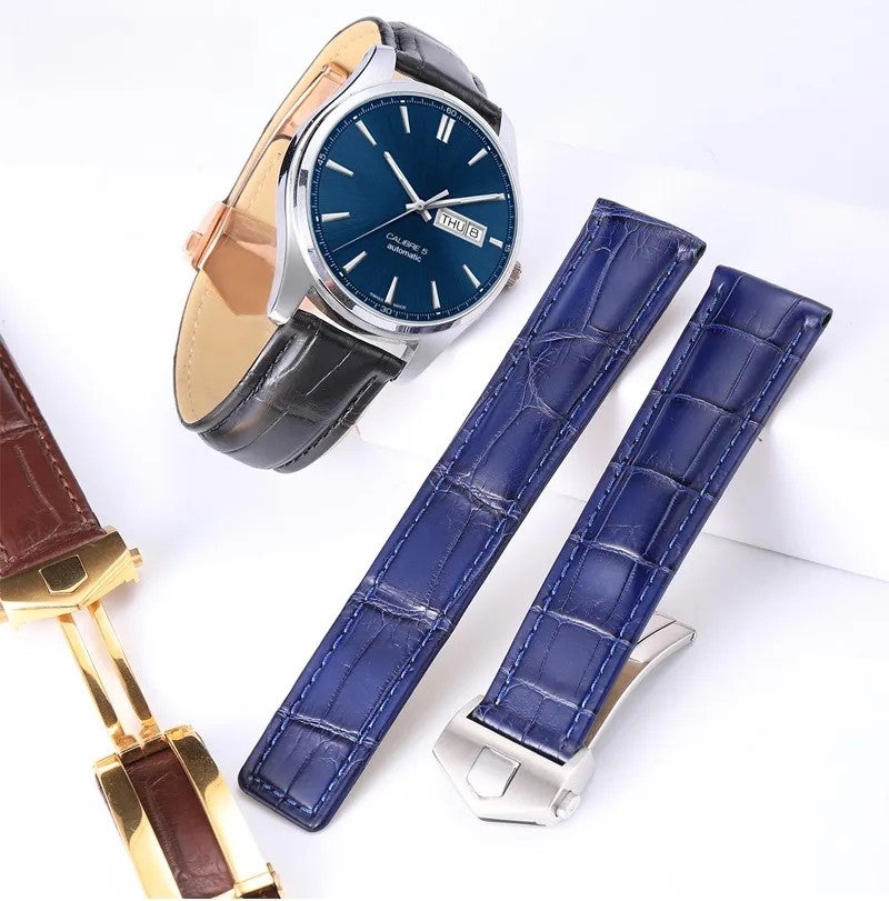 Bluejw Handmade Leather Watch Band for TAG Heuer – Replace the Watch Strap with Premium 20mm, 22mm, or 24mm Replacement Bracelet Loop - Image 4