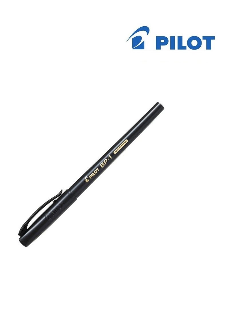 Pilot BP-1 Ballpoint Pen Black–M - Image 1